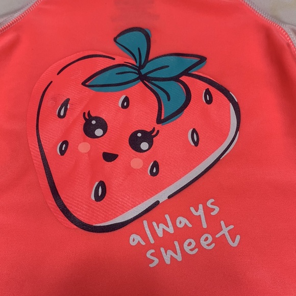 3T (5/$20) Strawberry Rashguard Top by George - Picture 6 of 12